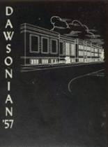 Dawson County High School 1957 yearbook cover photo