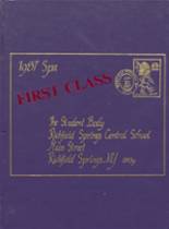Richfield Springs Central High School 1987 yearbook cover photo