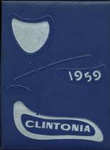 Clinton High School 1959 yearbook cover photo