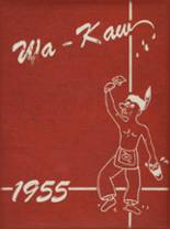 Wamego High School 1955 yearbook cover photo