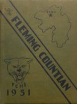 Fleming County High School 1951 yearbook cover photo