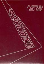 Arlington High School 1958 yearbook cover photo