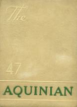 Aquinas College High School 1947 yearbook cover photo