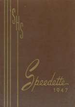Speedway High School 1947 yearbook cover photo
