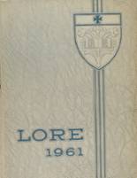 Our Lady of Mercy High School 1961 yearbook cover photo