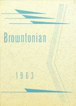 Brownton High School 1963 yearbook cover photo