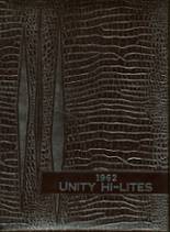 Unity High School 1962 yearbook cover photo