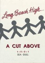 Long Beach High School 1991 yearbook cover photo