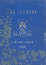 St. Timothy's High School 1966 yearbook cover photo