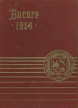 Grady High School 1954 yearbook cover photo