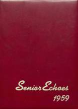 Tecumseh High School 1959 yearbook cover photo