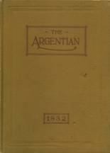Argentine High School 1932 yearbook cover photo