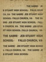 J.E.B. Stuart High School 1963 yearbook cover photo