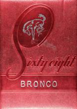 Sonora High School 1968 yearbook cover photo