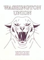 Washington Union High School 1986 yearbook cover photo