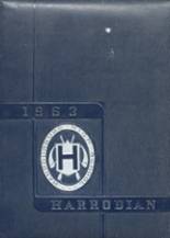 Harrodsburg High School 1963 yearbook cover photo