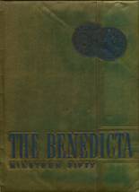 St. Benedict Academy 1950 yearbook cover photo