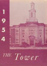 Pavilion Central High School 1954 yearbook cover photo