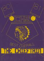 Crosbyton High School 1981 yearbook cover photo