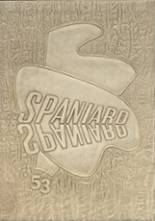 Spanish Fork High School 1953 yearbook cover photo
