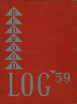Redwood High School 1959 yearbook cover photo