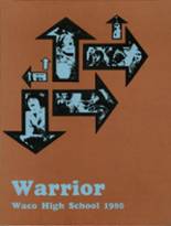 Waco High School 1980 yearbook cover photo