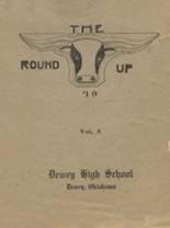 Dewey High School 1919 yearbook cover photo