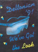 Delta High School 1991 yearbook cover photo
