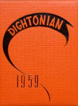 Dighton High School 1959 yearbook cover photo