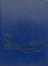 St. Gregory High School 1966 yearbook cover photo