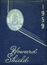 Howard High School 1959 yearbook cover photo