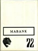 Mabank High School 1972 yearbook cover photo