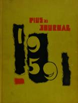 Pius Xi High School 1959 yearbook cover photo