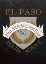 El Paso High School 1996 yearbook cover photo