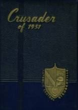 Catholic Central High School 1951 yearbook cover photo