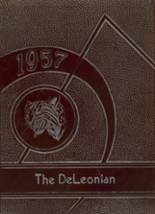 DeLeon High School 1957 yearbook cover photo