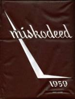 Mishawaka High School 1959 yearbook cover photo