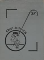 Brighton High School 1957 yearbook cover photo