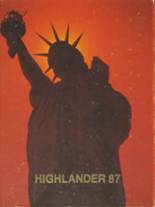 Highland View Academy 1987 yearbook cover photo