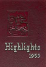 Lansdale High School 1953 yearbook cover photo