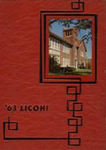 Litchfield High School 1963 yearbook cover photo