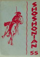 Shoshone High School 1955 yearbook cover photo