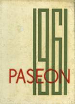Paseo High School 1961 yearbook cover photo