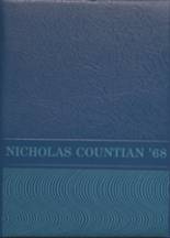Nicholas High School 1968 yearbook cover photo