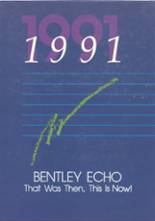 Bentley High School 1991 yearbook cover photo