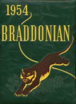 General Braddock High School 1954 yearbook cover photo