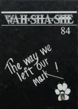 Pawhuska High School 1984 yearbook cover photo