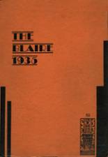Blairsville High School 1935 yearbook cover photo