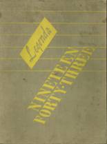 1943 Arthur Hill High School Yearbook from Saginaw, Michigan cover image