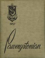 Stonington High School 1957 yearbook cover photo